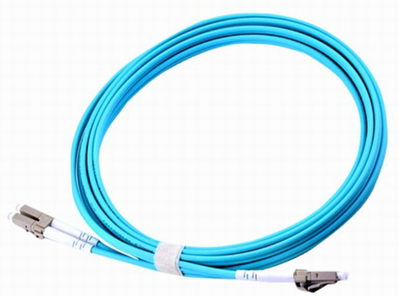 cavo di toppa di lc lc OM3/OM4 3Meter PVC misto LSZH del duplex da 10 gigabit
