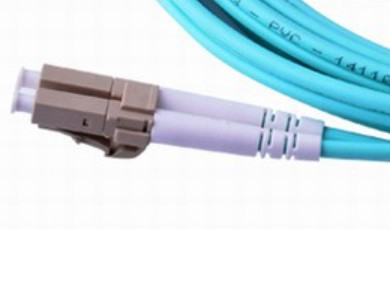 cavo di toppa di lc lc OM3/OM4 3Meter PVC misto LSZH del duplex da 10 gigabit