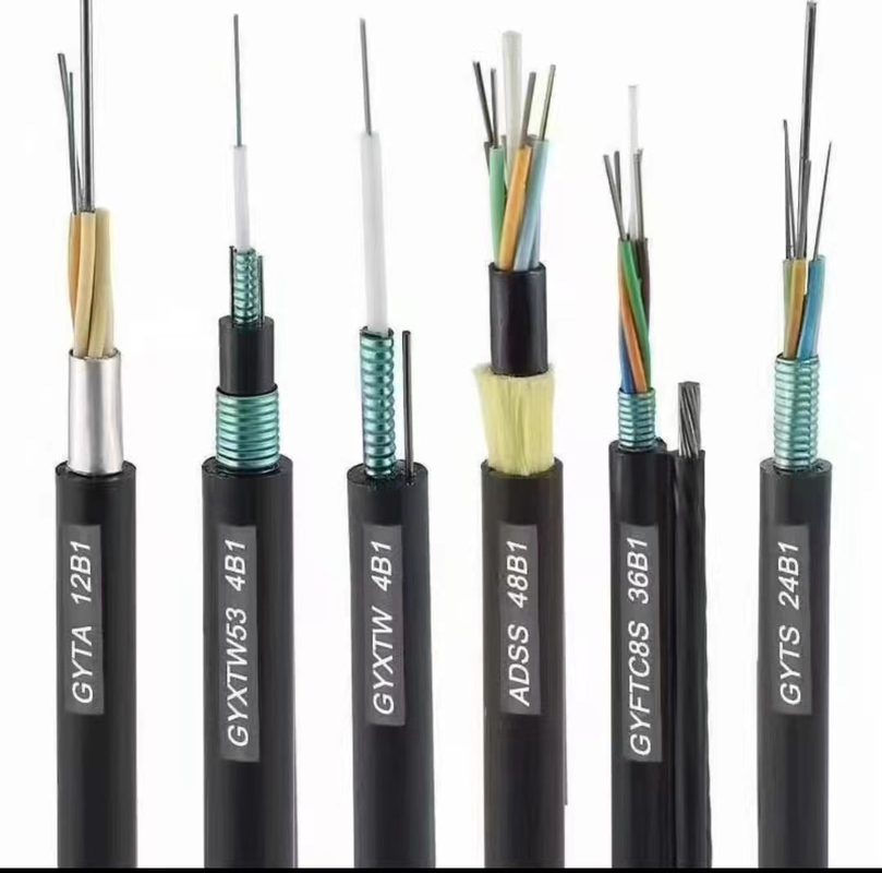 Cavo a fibre ottiche diretto Gyta53 di sepoltura di comunicazione delle Telecomunicazioni il centro 4 - 144 corazzati all'aperto