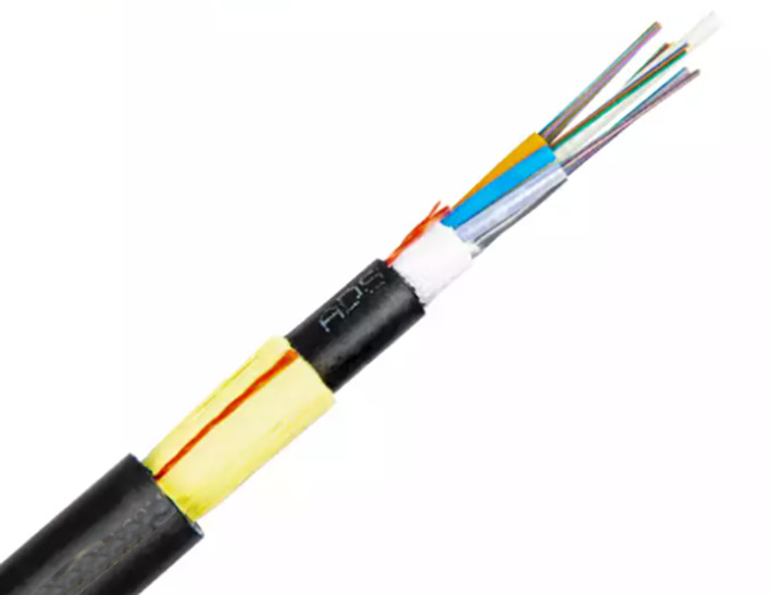 HDPE del PE del cavo a fibre ottiche di singolo modo all'aperto di Adss G652D /G657A1/G657A2 PVC LSZH LSOH