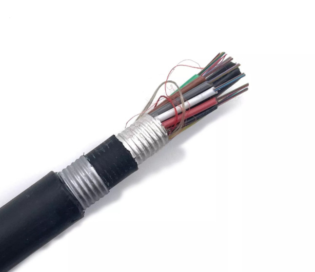 Cavo in fibra ottica a interramento diretto GYTA monomodale corazzato 144 conduttori a doppia guaina