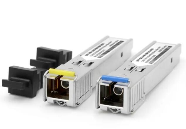 modulo a fibra ottica del connettore BIDI SFP dello Sc 1550/1310nm del ricetrasmettitore 5km di 1.25G SFP