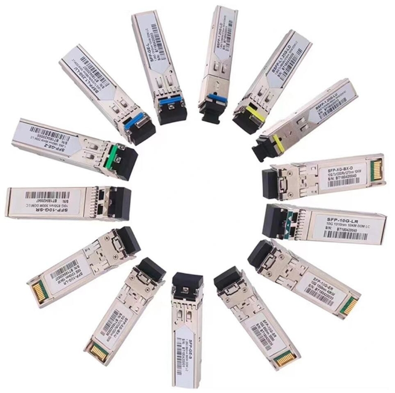 modulo a fibra ottica del connettore BIDI SFP dello Sc 1550/1310nm del ricetrasmettitore 5km di 1.25G SFP