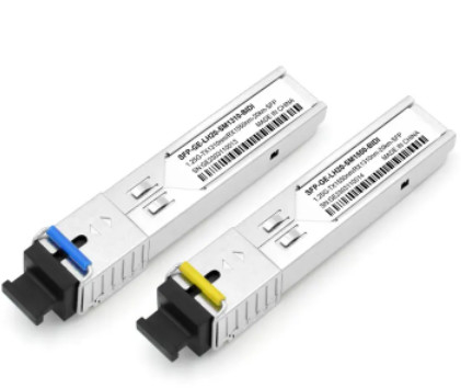 Connettore a fibra ottica BIDI dello Sc 1310/1550nm di SFP 1.25G 20km del ricetrasmettitore di singolo modo