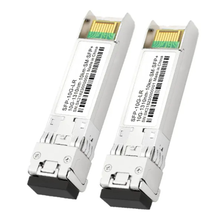 connettore a fibra ottica del trasmettitore 3.3V e del ricevitore 10G SFP LR 10km 1310nm LC