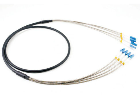 I centri a fibra ottica corazzati MP Uniboot corazzato di LC 4 del cavo di toppa all'aperto