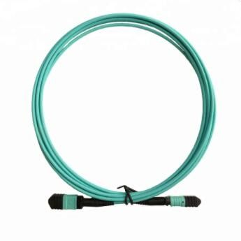 Il centro LSZH 3m, cavo a fibra ottica del connettore di cavo di MPO 12 del tronco di OM3 millimetro