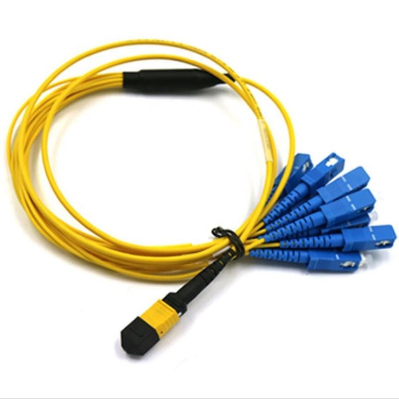 12 cavo di sblocco del centro MPO, cavo della toppa dello Sc di MTP per FTTH FTTA