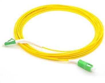 cavo di toppa a fibra ottica 9/125um, cavo a fibre ottiche di modo di 1M Lc Lc Single