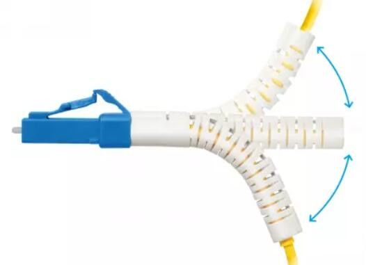 cavo di toppa a fibra ottica 9/125um, cavo a fibre ottiche di modo di 1M Lc Lc Single