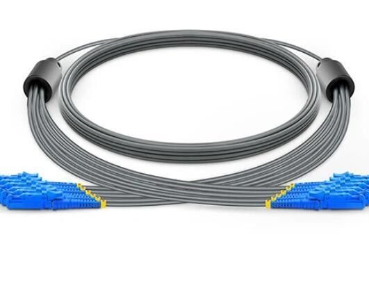 Il centro a fibra ottica corazzato OS2 E2000 del cavo 6 della toppa ad alta densità di singolo modo E2000