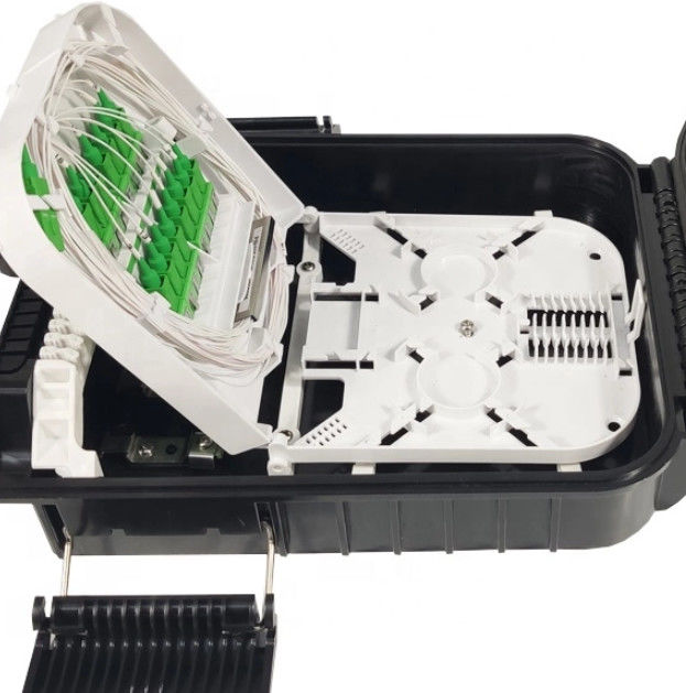 Un materiale a fibra ottica di 16 del centro di distribuzione della scatola ABS del PC per FTTH FTTB FTTX