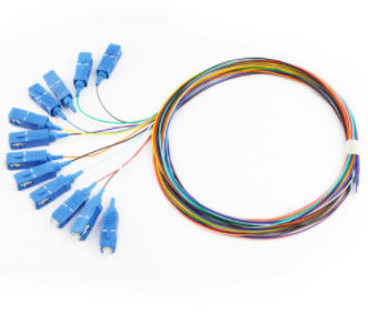 12 svuota 1M Optical Fiber Pigtail SC/UPC per la telecomunicazione