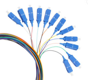 12 svuota 1M Optical Fiber Pigtail SC/UPC per la telecomunicazione