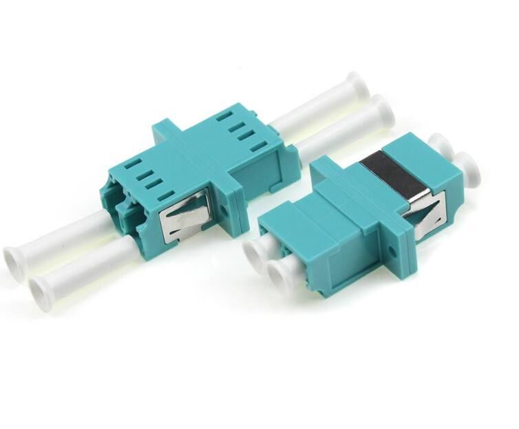Lc al tipo adattatore duplex di plastica di simmetria dell'adattatore OM3 della fibra di Lc di UPC APC LC