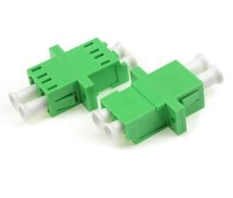 Adattatore duplex misto di LC APC con colore verde della flangia