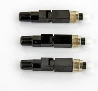 Colore veloce a fibra ottica del nero del connettore di iso FC per CATV