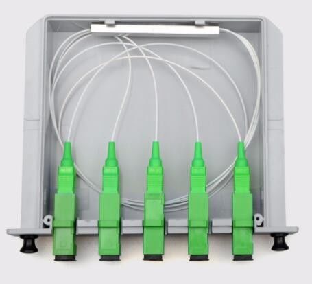 Connettore a fibra ottica dello Sc APC del separatore 1x4 della cassetta per le reti di PON