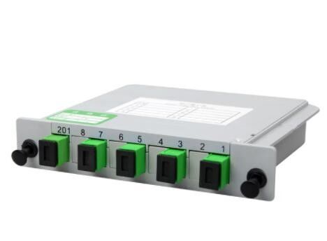 Connettore a fibra ottica dello Sc APC del separatore 1x4 della cassetta per le reti di PON