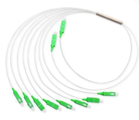 Separatore d'acciaio del Plc della metropolitana di FTTH, 2 8 separatore Mini Type G657A monomodale