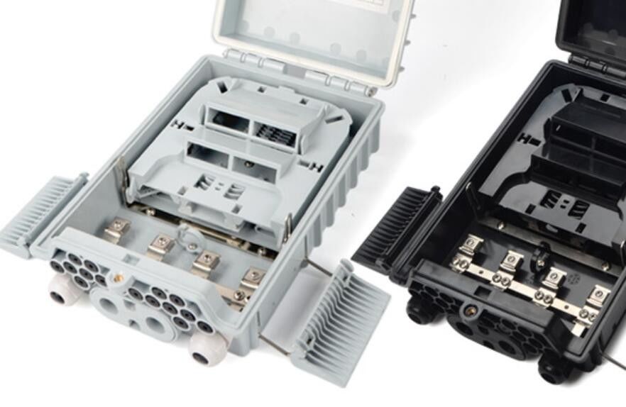 Porto all'aperto di Ftth 2 Inlet+Mid-Span della parete di fibra ottica della scatola unita, sbocco 16 per i cavi flessibili