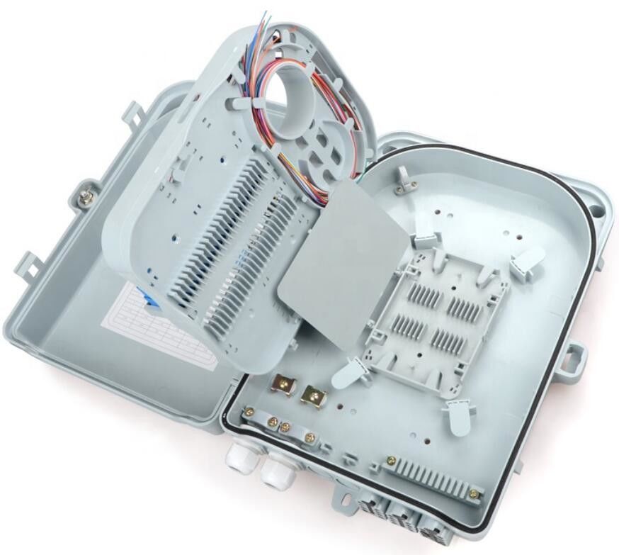 Separatore a fibra ottica della cassetta di 1:16 del contenitore di parete o 24 trecce del centro e contenitore di adattatori FTTH FDB