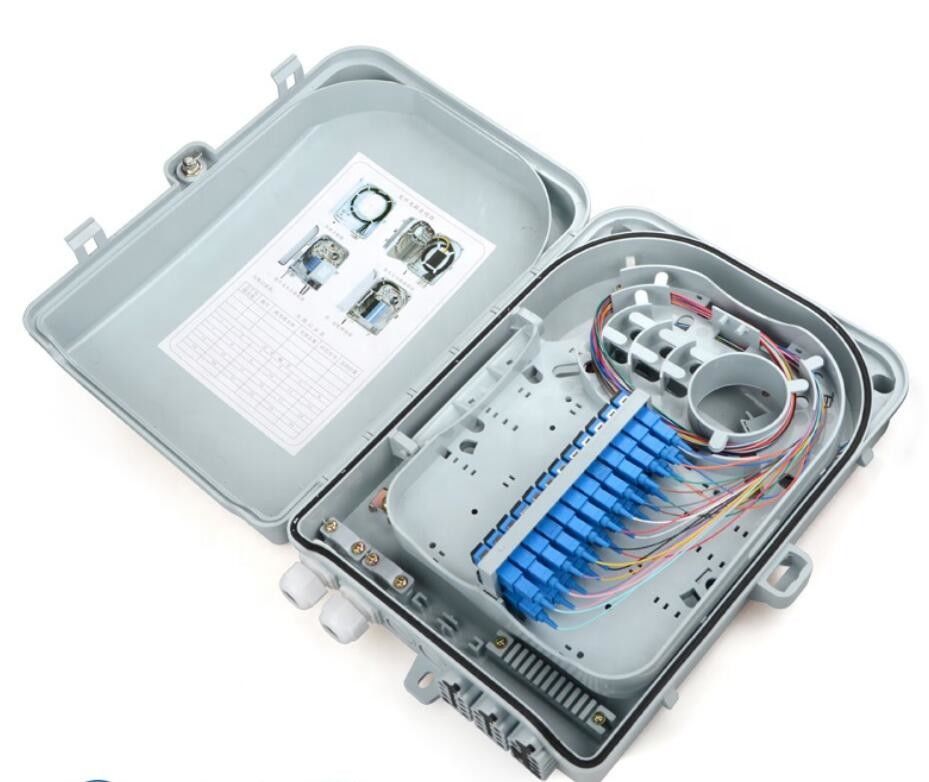 Separatore a fibra ottica della cassetta di 1:16 del contenitore di parete o 24 trecce del centro e contenitore di adattatori FTTH FDB