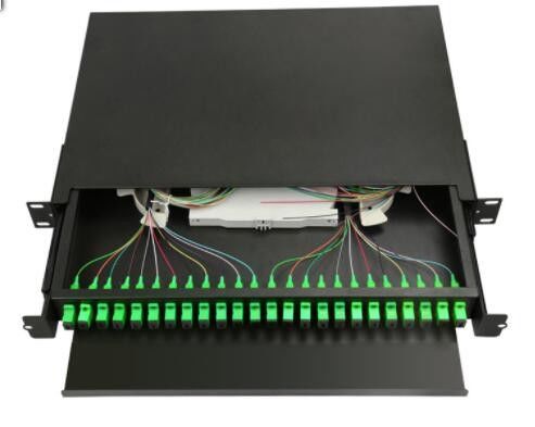 24 porti a fibra ottica dello Sc del quadro d'interconnessione del centro hanno laminato a freddo il materiale di piatto