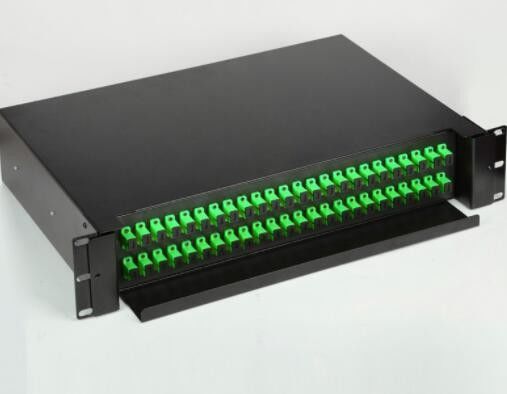 quadro d'interconnessione del porto 2U 48, quadro d'interconnessione di fibra del supporto di scaffale 19 che fa scorrere tipo
