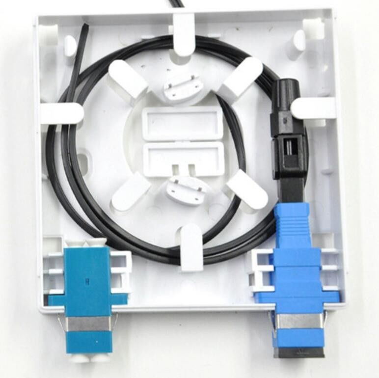 ABS fissati al muro dell'interno dei porti della scatola a fibra ottica di termine di iso FTTH 2