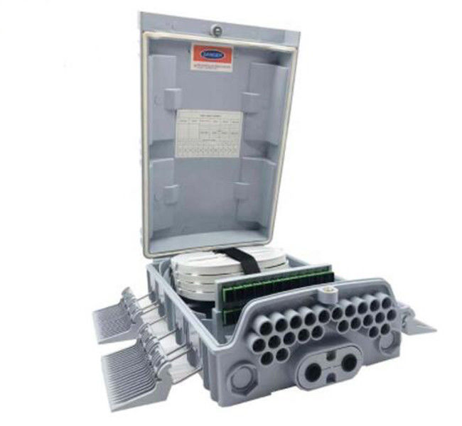 COLORE GRIGIO a fibra ottica della scatola di distribuzione di DistributionPC del centro a fibra ottica all'aperto dell'ABS 24 IP65