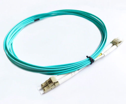 Cavo di toppa a fibra ottica duplex di FTTH 2mm LC UPC millimetro OM3 50/125