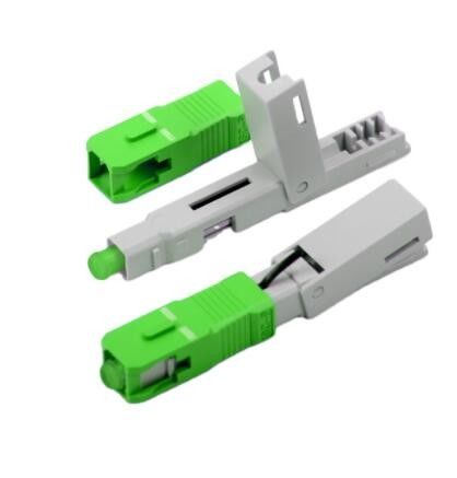 connettore di cavo flessibile veloce di IEC FTTH del connettore della fibra dello Sc APC del cavo di 0.9mm