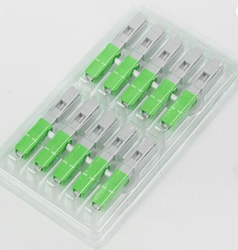 connettore di cavo flessibile veloce di IEC FTTH del connettore della fibra dello Sc APC del cavo di 0.9mm