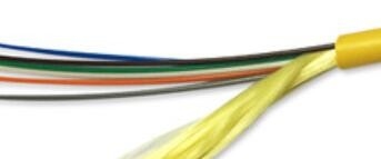 Il centro giallo di colore GJFJV-6B1 9/125 dell'interno morbido 6 del OD 4.5mm del cavo ottico di MP