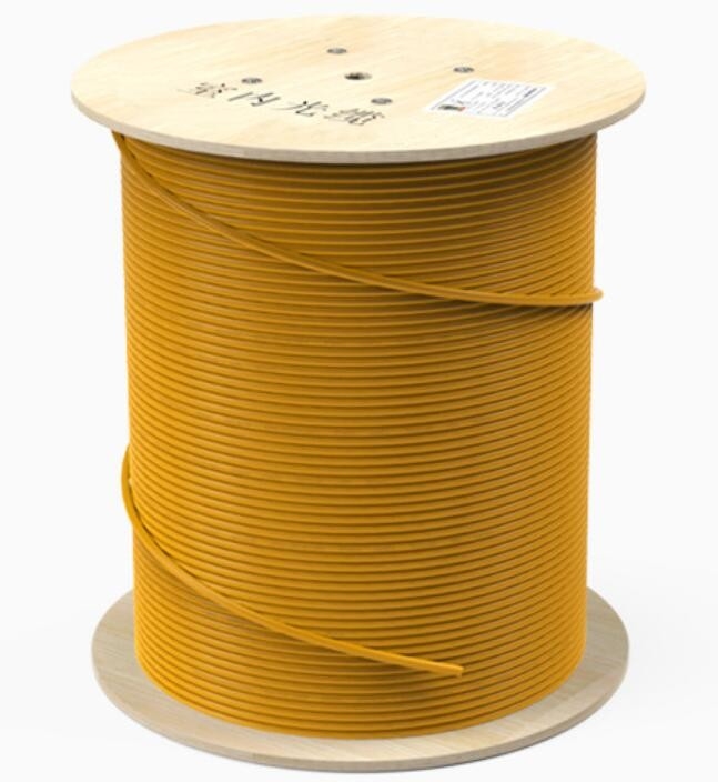 Amplificatore stretto del centro giallo del cavo a fibre ottiche 14 o cavo dell'interno GJFJV-14B1 9/125 del tubo sciolto