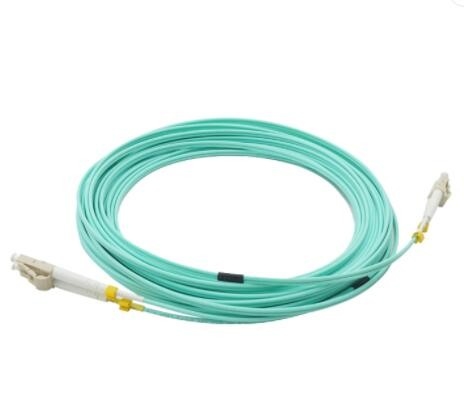 Lunghezza a fibra ottica mista del connettore 10m di LC UPC del cavo di toppa del duplex OM3