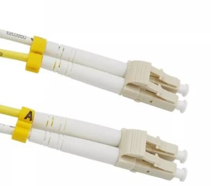 Lunghezza a fibra ottica mista del connettore 10m di LC UPC del cavo di toppa del duplex OM3