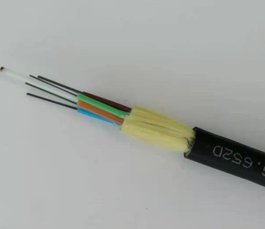 Singolo modo della portata aerea all'aperto del cavo a fibre ottiche ADSS 100m tutti i 24 centri dielettrici
