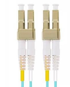 Rivestimento duplex del cavo di toppa di LC LC OM3 LSZH per Gigabit Ethernet