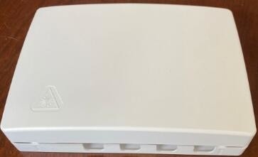 Supporto materiale della parete di 4 del centro FTTH di termine ABS di plastica a fibra ottica della scatola