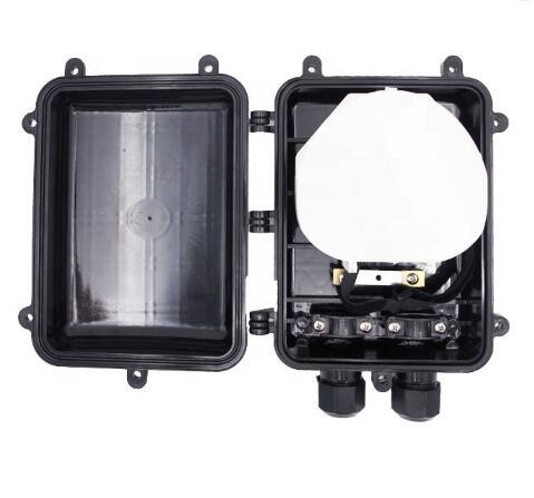 ODB a fibra ottica all'aperto delle scatole di distribuzione del montaggio di Palo 12 - 48 colore del nero del centro