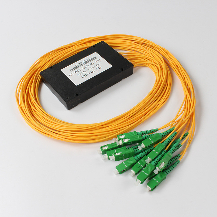 Separatore ottico dello SpA del separatore della fibra dello SpA dello Sc APC 1x16 per la televisione via cavo di FTTX