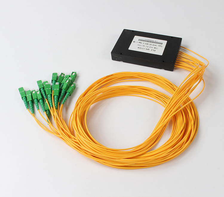 Separatore ottico dello SpA del separatore della fibra dello SpA dello Sc APC 1x16 per la televisione via cavo di FTTX